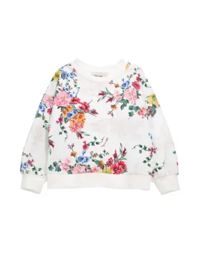 MONNALISA All-over stretch sweatshirt