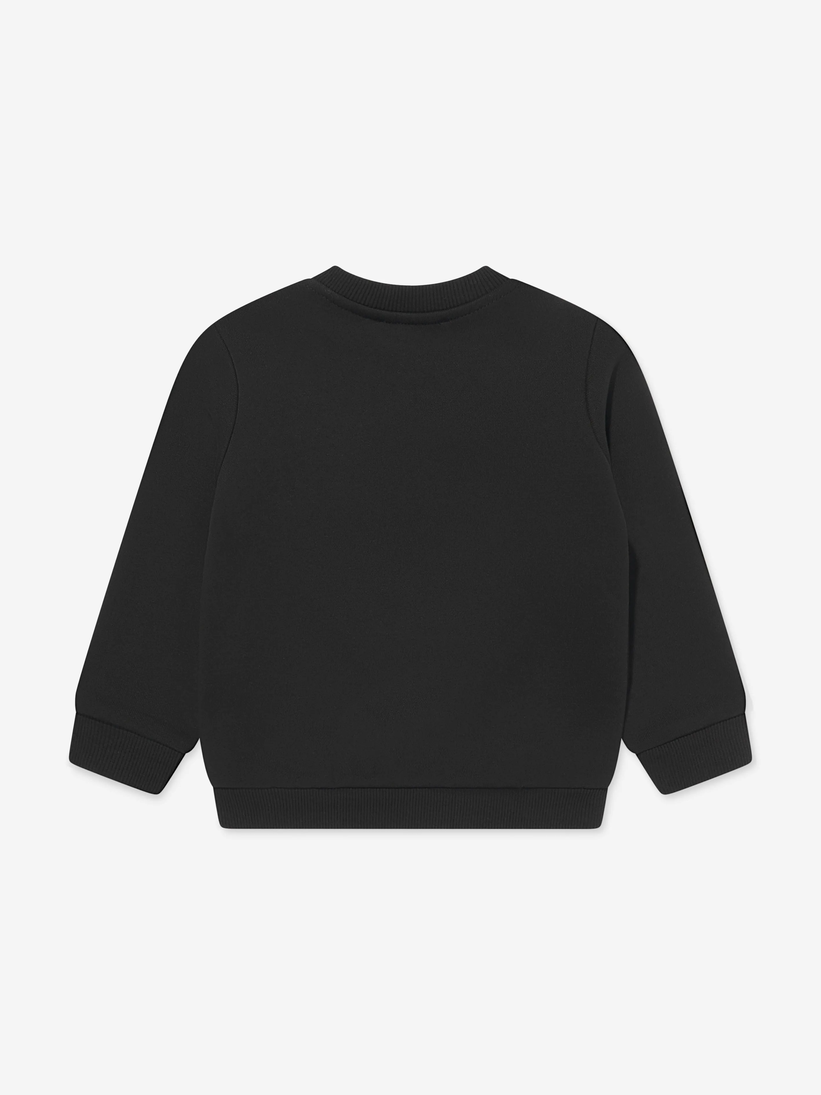 Moschino Baby Boys Teddy Logo Sweatshirt in Black