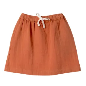 Organic by Feldman Skirt  With Pockets- Amber