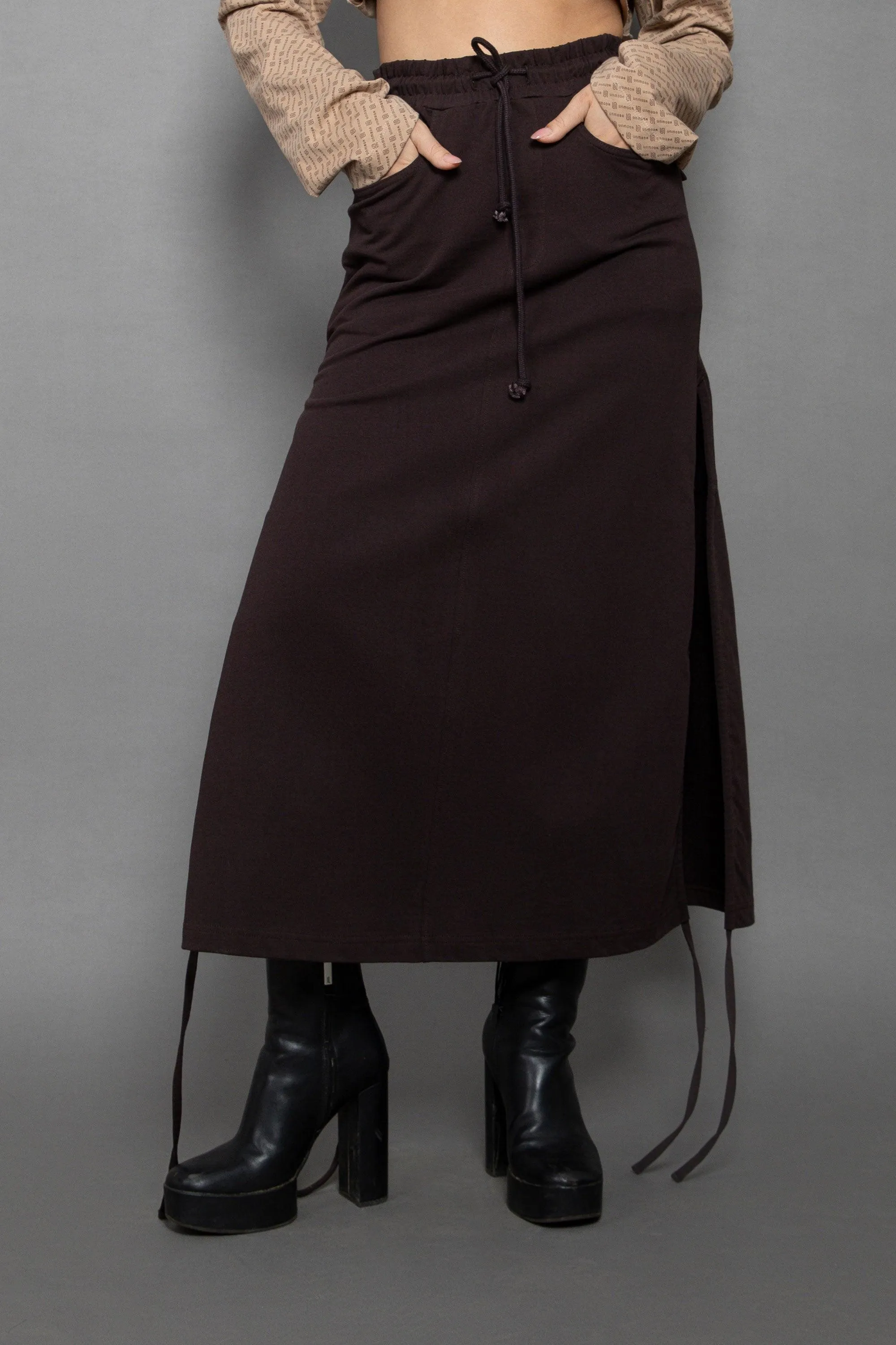 Organic Silent Slit Skirt