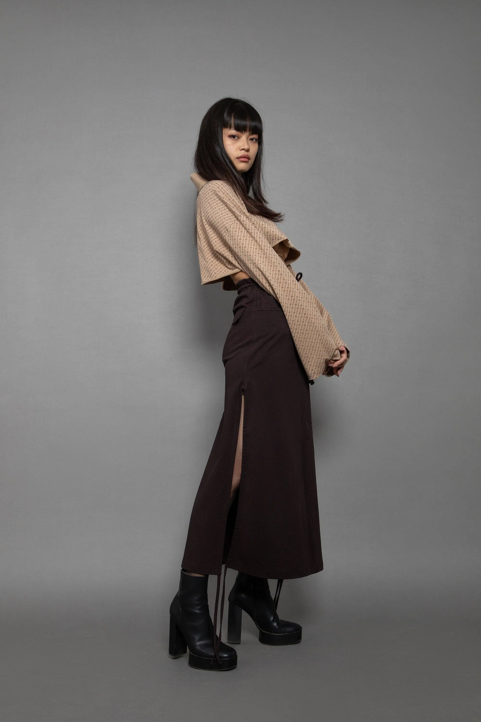 Organic Silent Slit Skirt