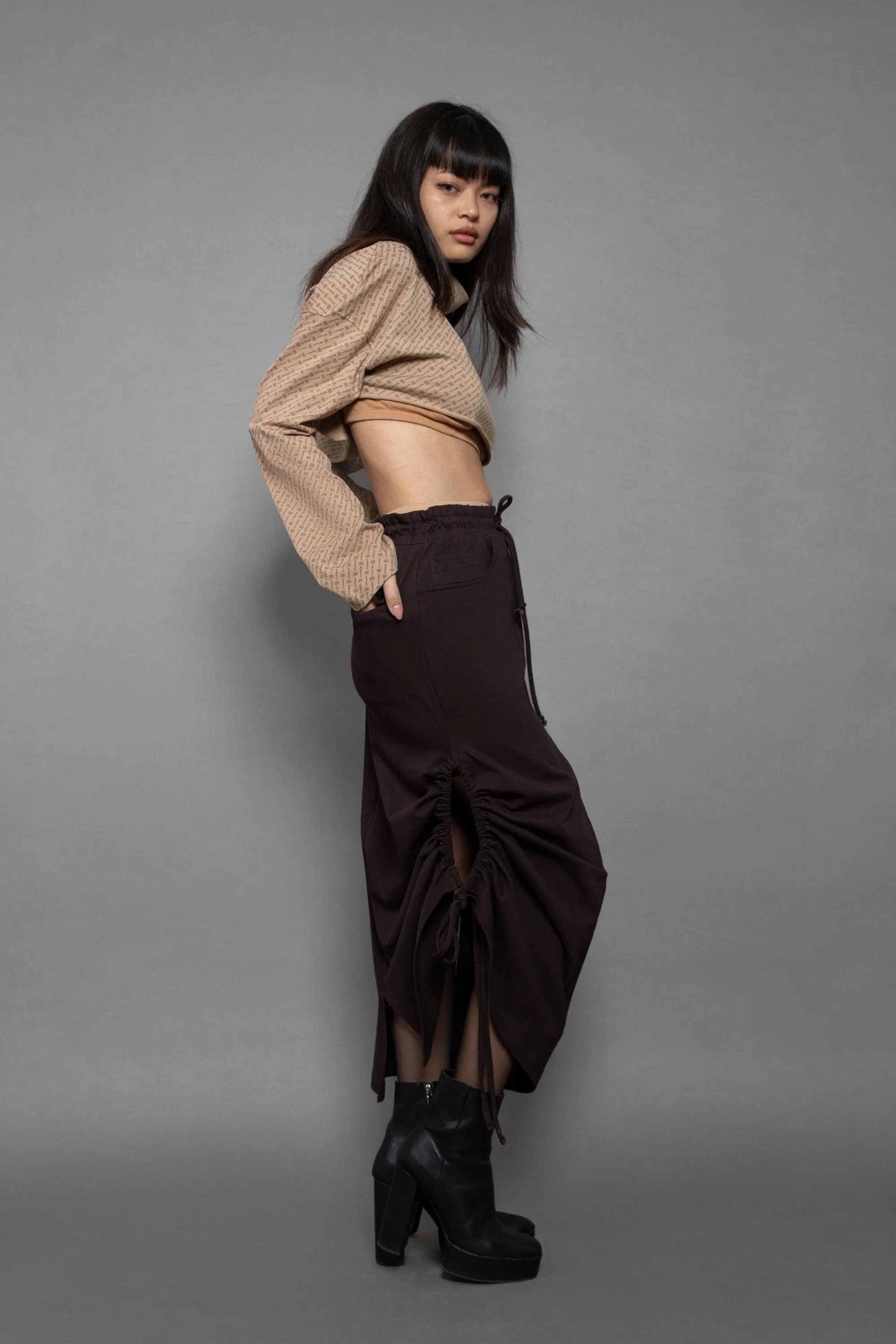 Organic Silent Slit Skirt