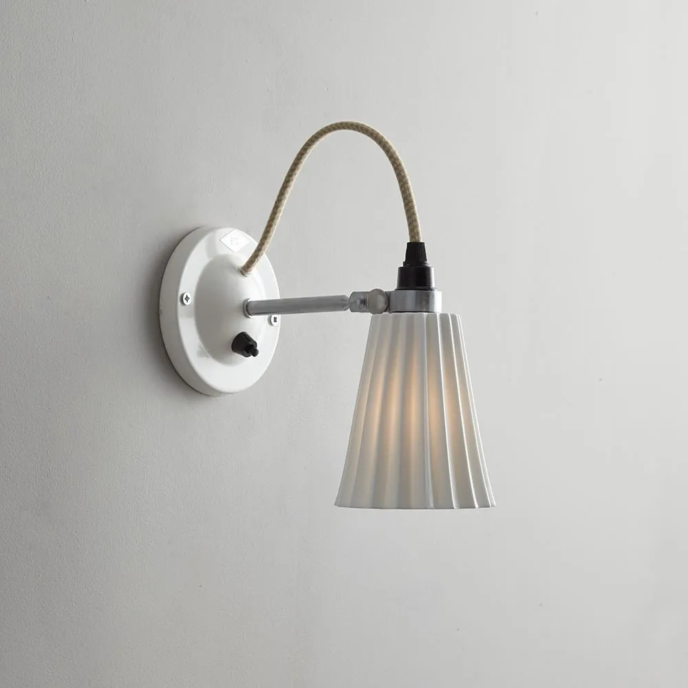 Original BTC Hector Pleat Wall Light
