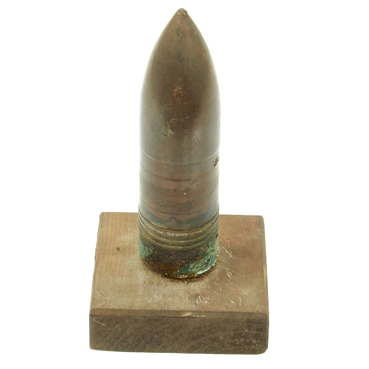 Original Japanese WWII Type 97 57mm Tank Gun Projectile Captured on Guam - USGI Bring Back