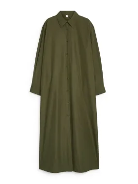 Oversized shirt dress