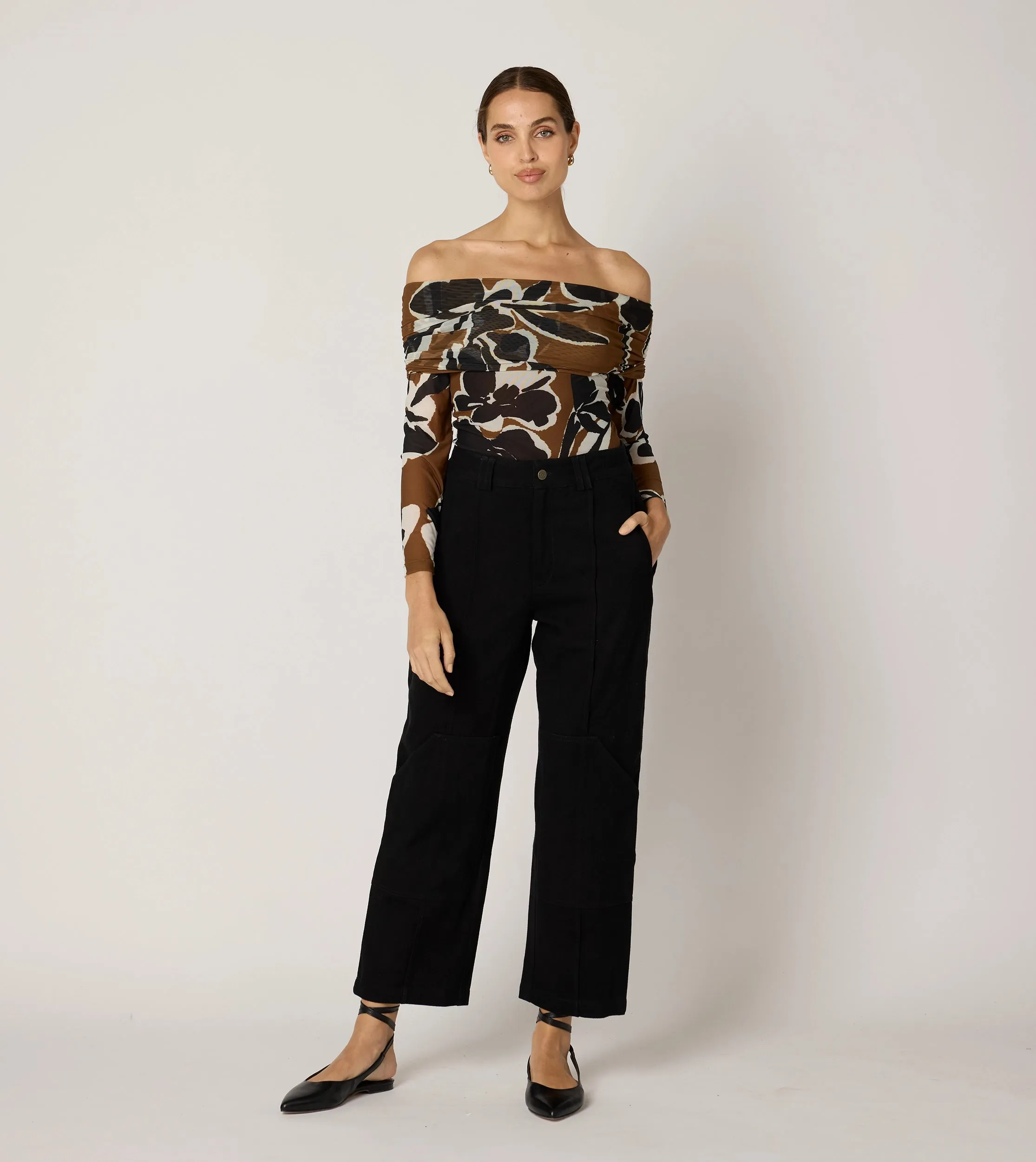 Penelope Top | Smoked Clover