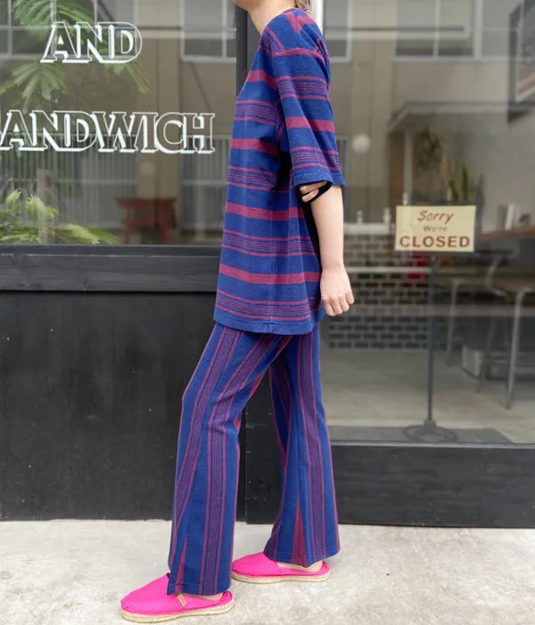 PHEENY/PILE BORDER S/S(NAVY)