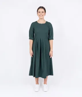 Pleated Dress (Linen/Cotton)