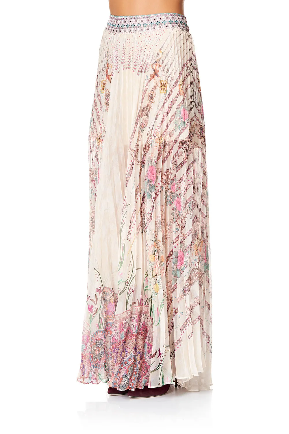 PLEATED FULL HEM SKIRT GOLDEN AGE