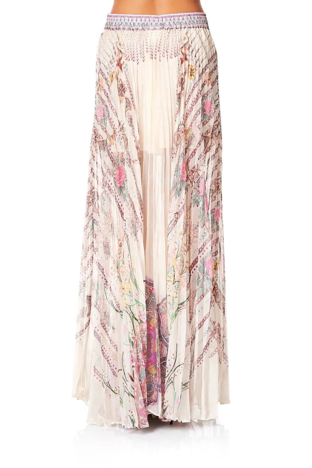 PLEATED FULL HEM SKIRT GOLDEN AGE