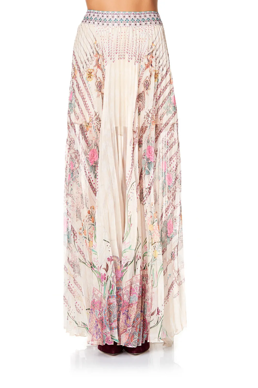 PLEATED FULL HEM SKIRT GOLDEN AGE
