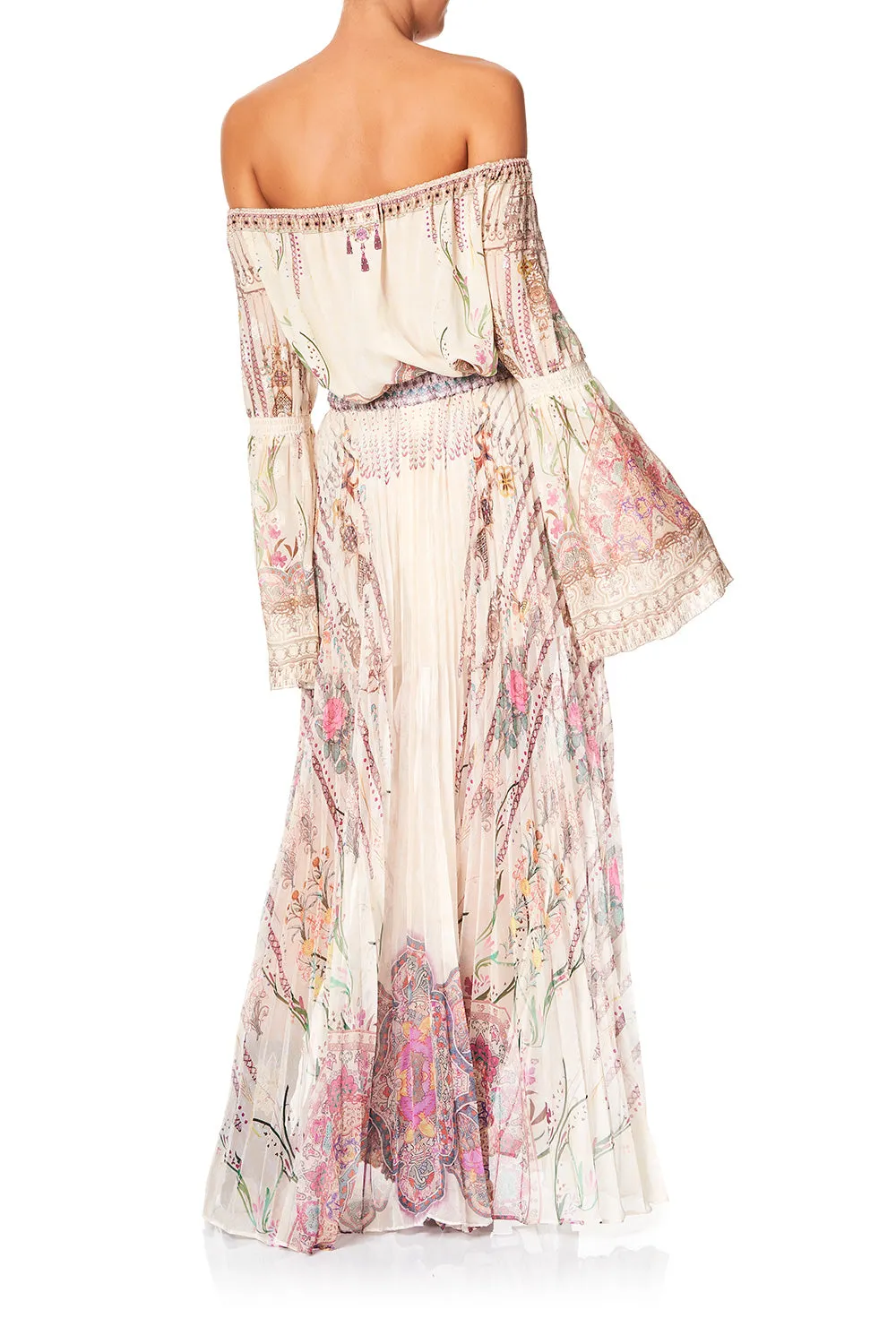 PLEATED FULL HEM SKIRT GOLDEN AGE