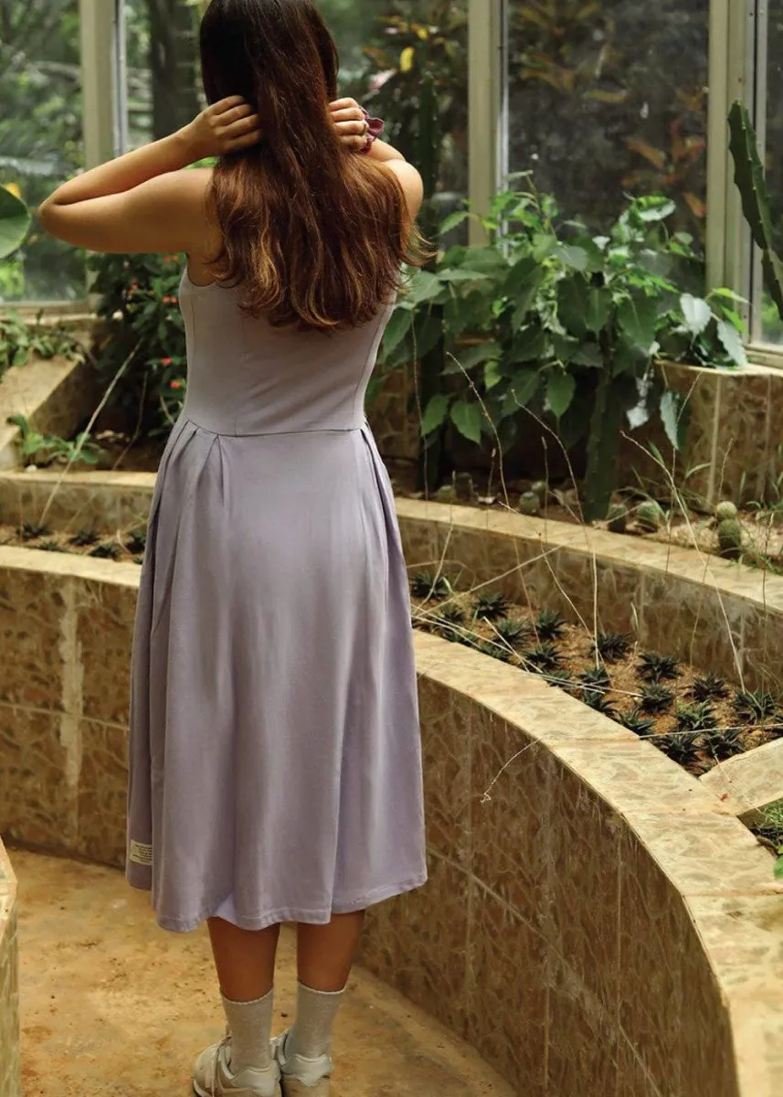 Pleated Petal Dress