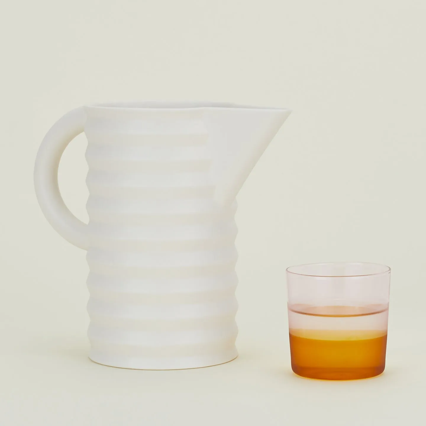 Pleated Pitcher