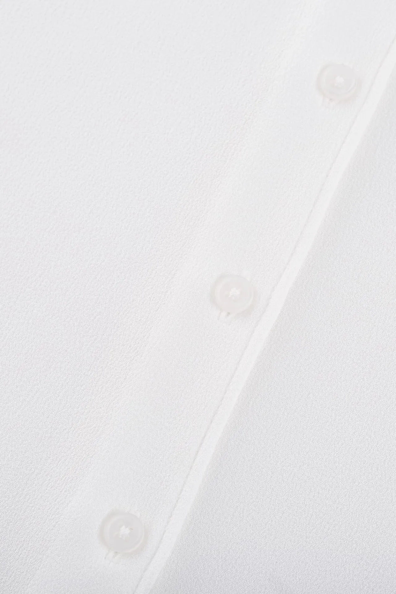 Pleated Stand Collar 
Blouse