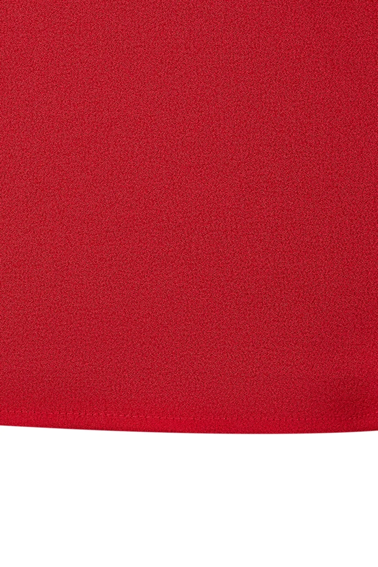 Pleated Stand Collar 
Blouse