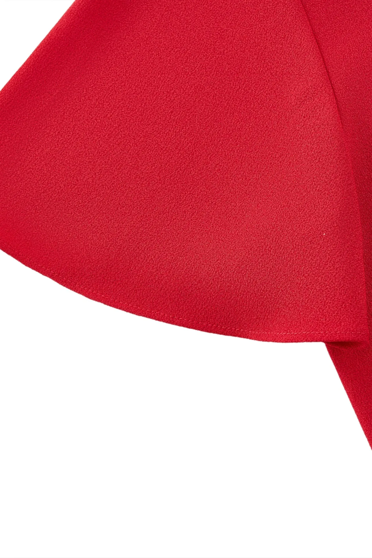 Pleated Stand Collar 
Blouse