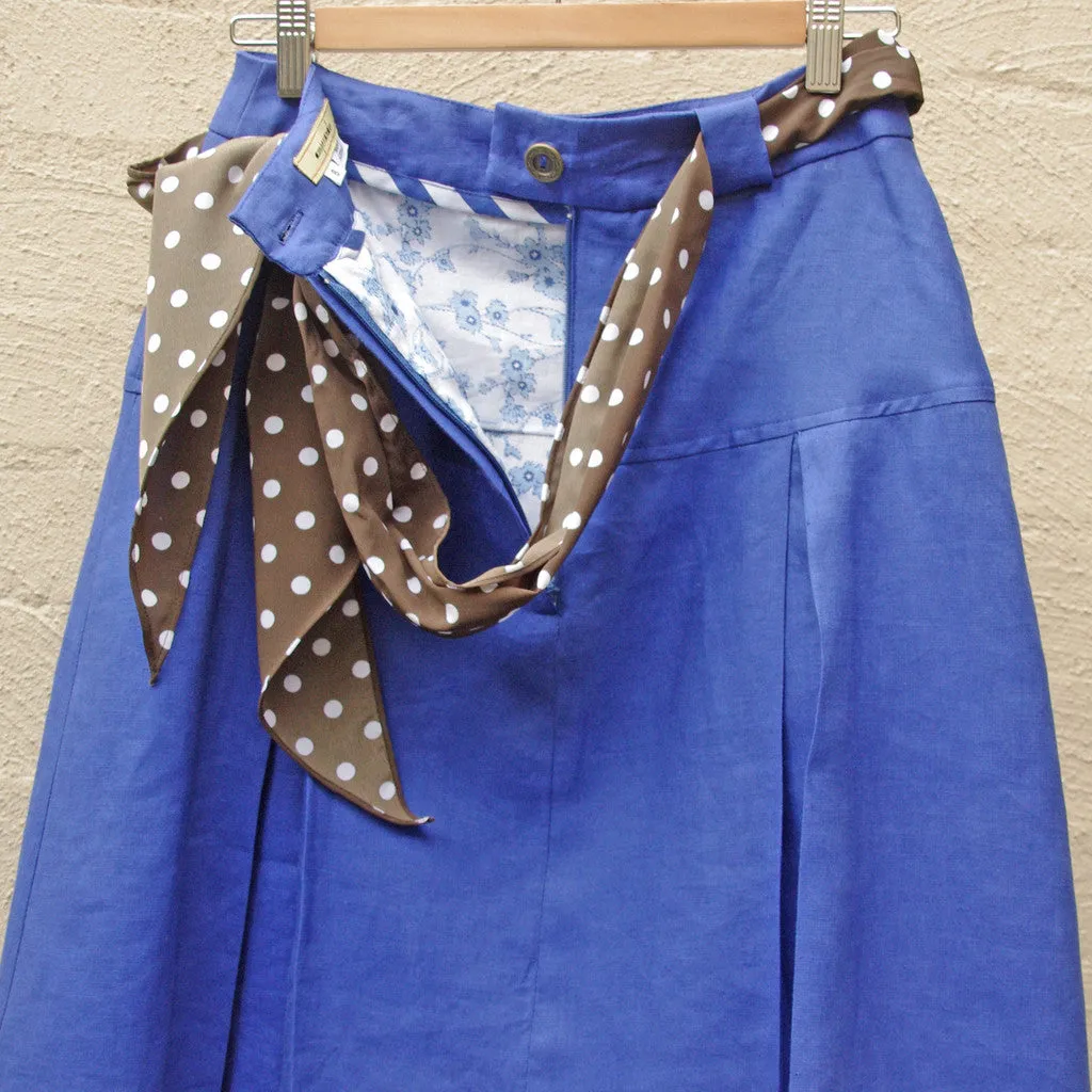 pleats please! cobalt blue
