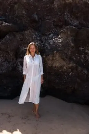 RAGALLO EYELET BEACH DRESS