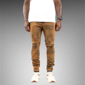 Relapse Jeans Woodland Skinny Denim Brown