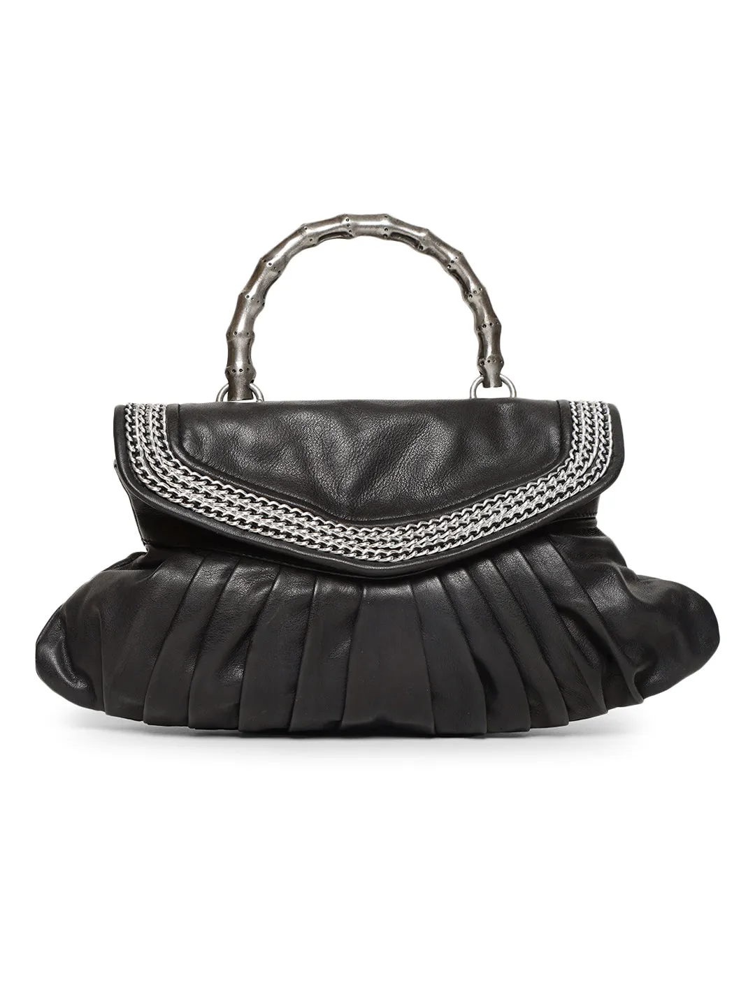 Romantic Black: Leather Crossbody By Art N Vintage