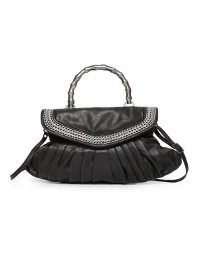 Romantic Black: Leather Crossbody By Art N Vintage