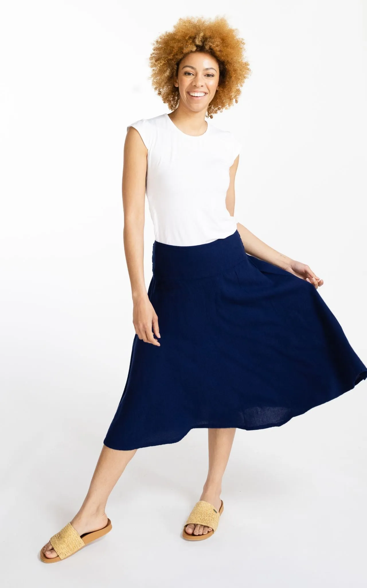 Rosa Skirt - Dark Blue