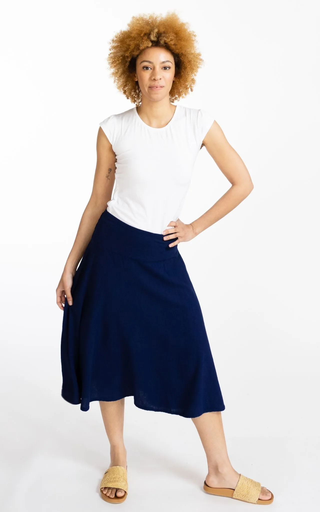 Rosa Skirt - Dark Blue