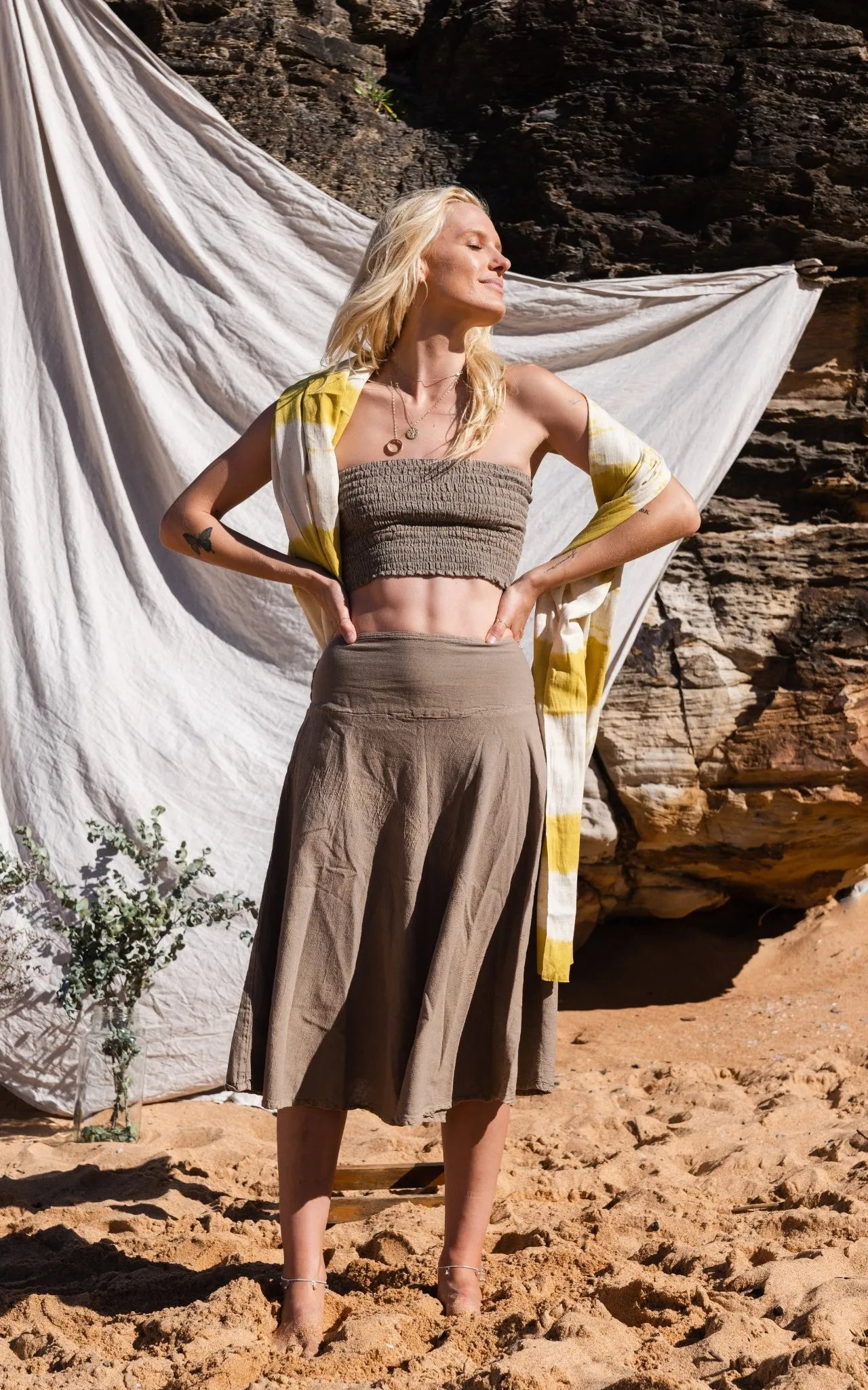 Rosa Skirt - Sand