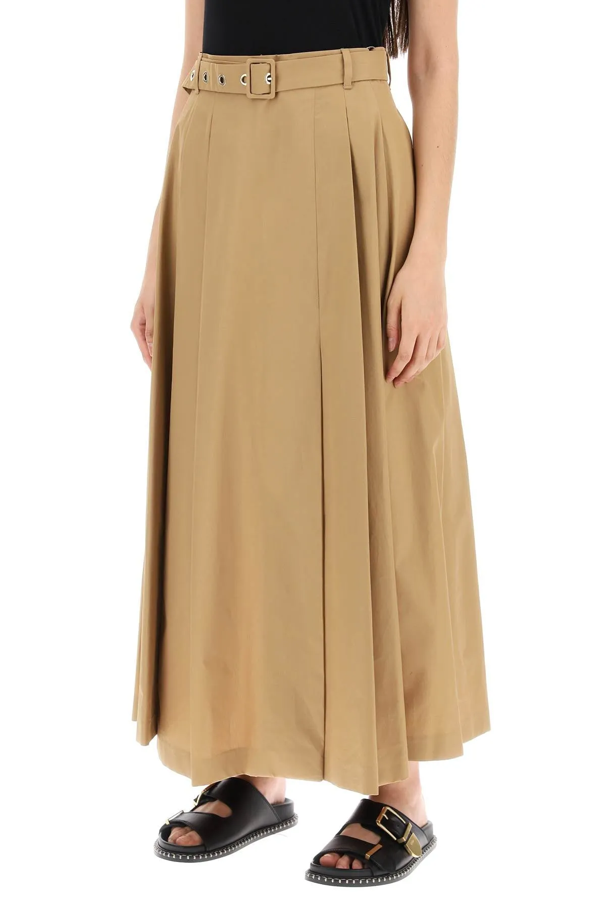 's Max Mara "gilda Cotton Poplin Skirt" (Size - 42)