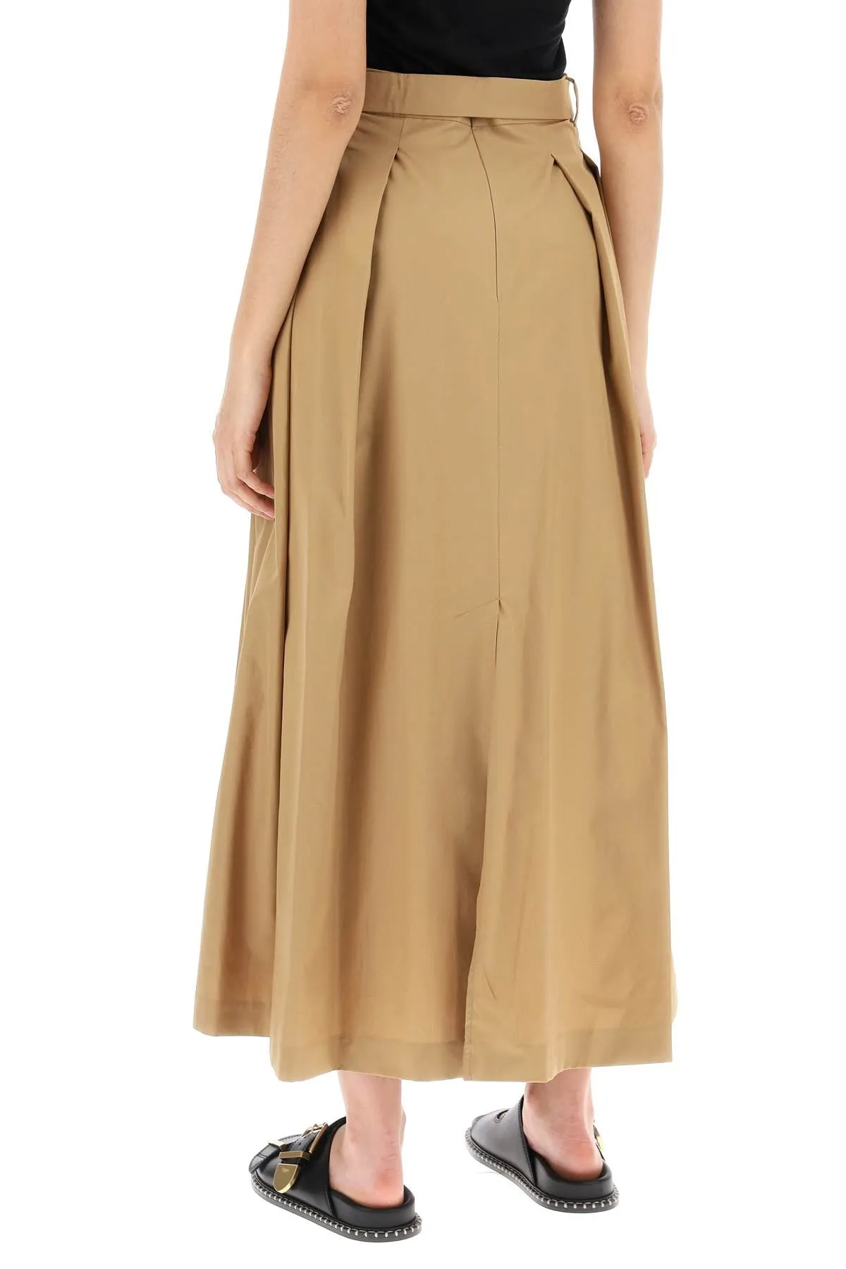 's Max Mara "gilda Cotton Poplin Skirt" (Size - 42)