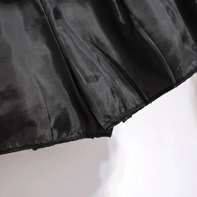 Sailor Collar Bowknot Sweater Lattice Pleated Skirt Set