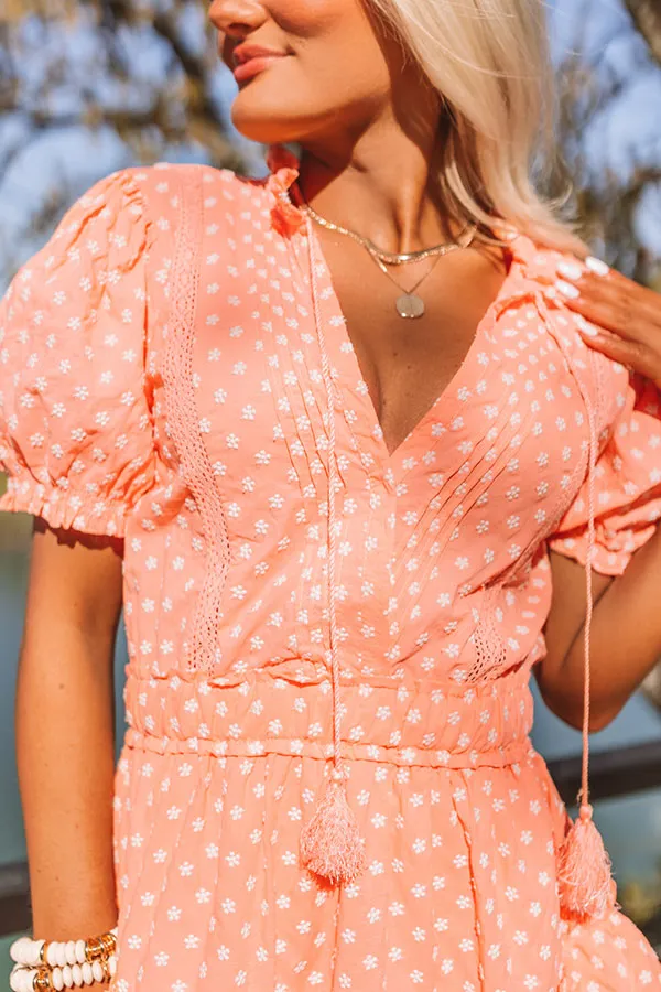 Seeking Sunshine Embroidered Dress