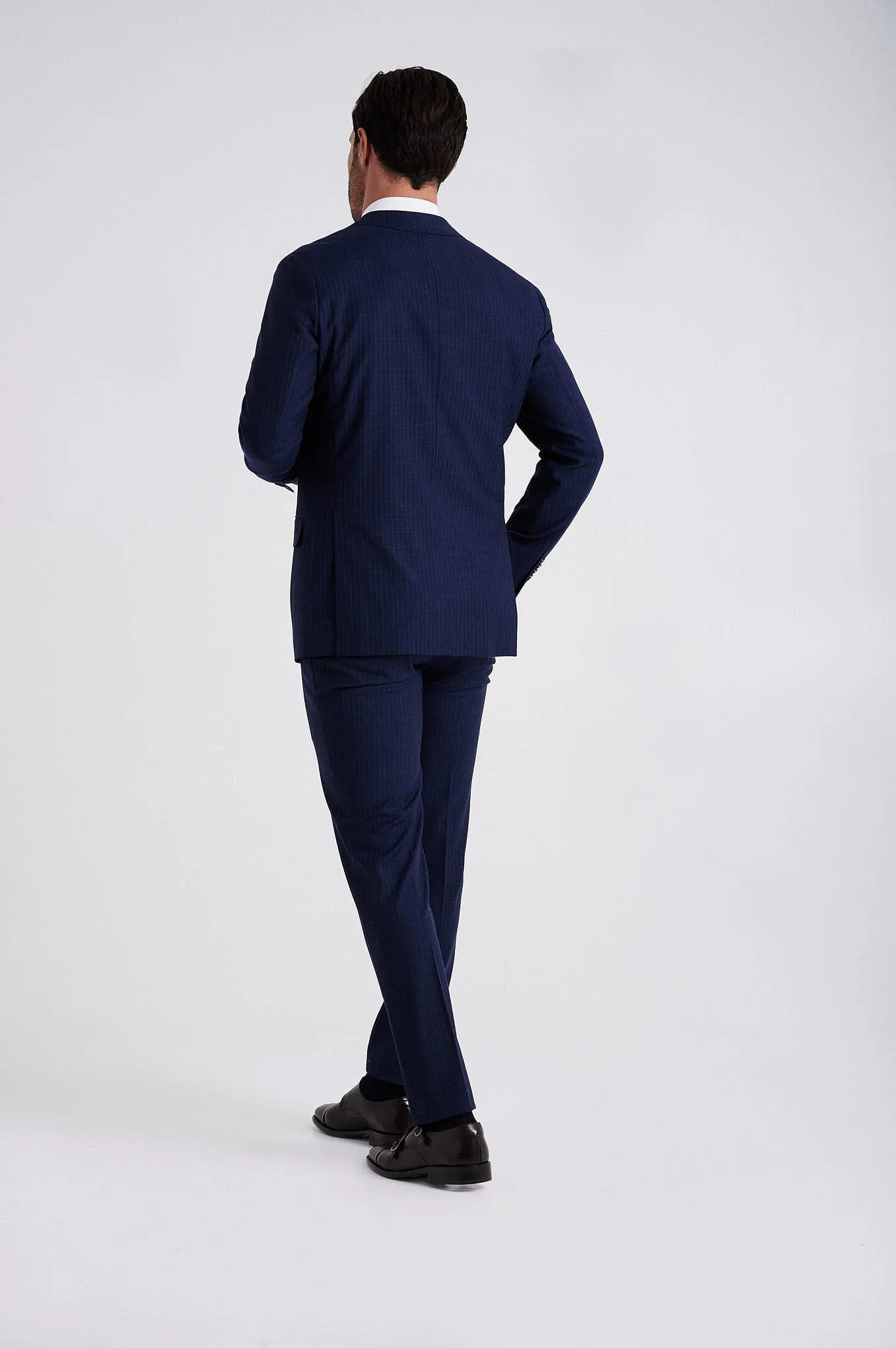 Sim fit wool stretch suit