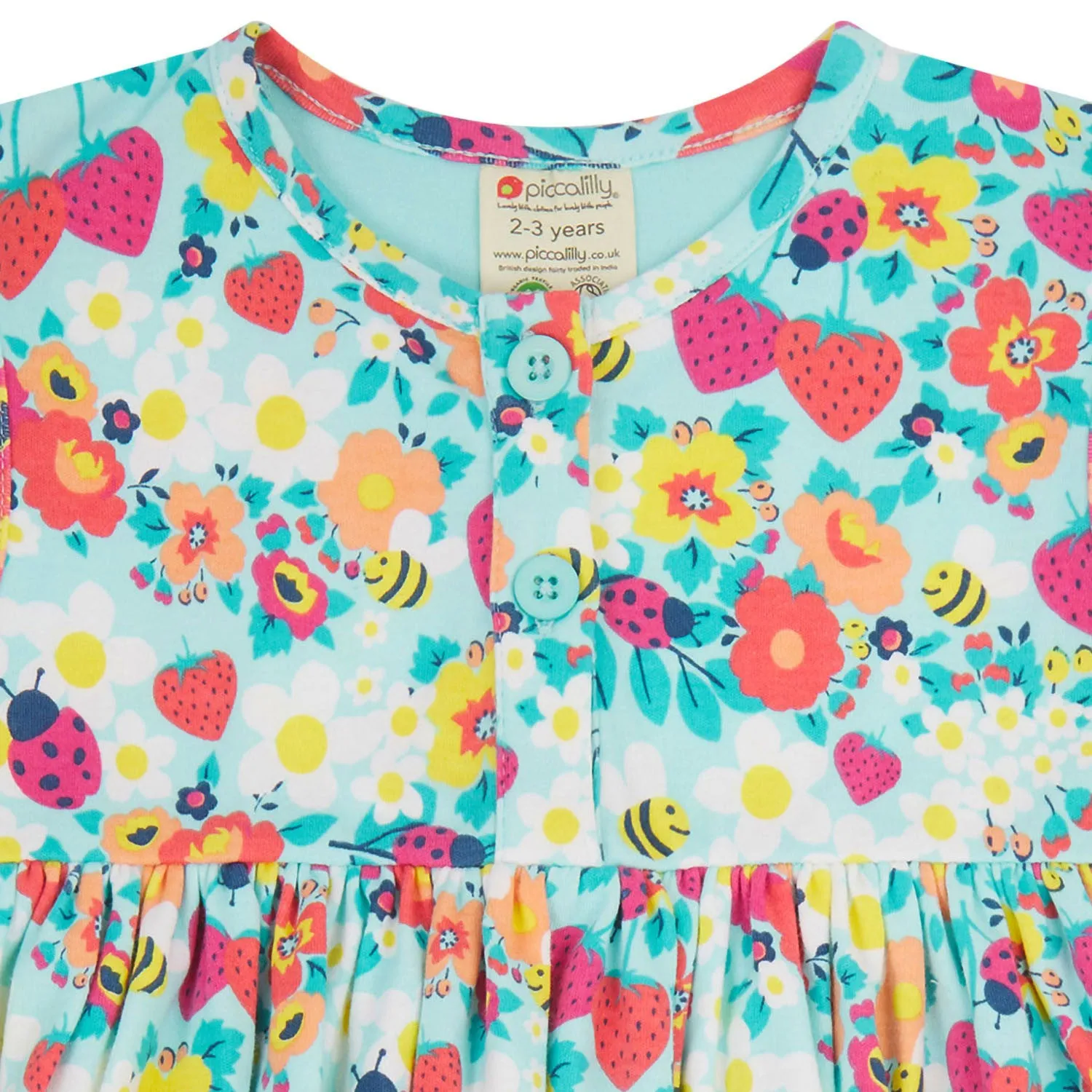 Sleeveless dress- strawberry fields