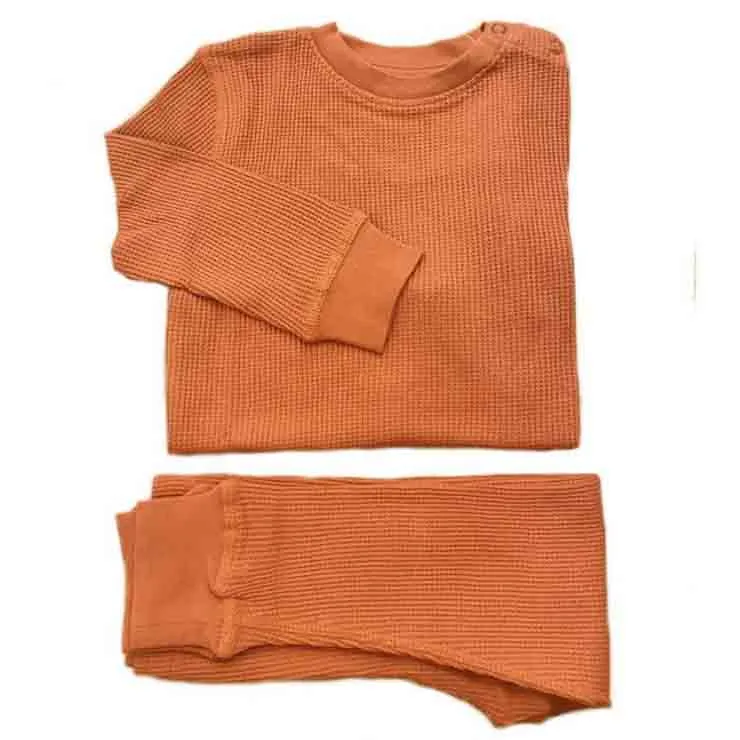 Slugs & Snails Waffle Cotton Set - Earth