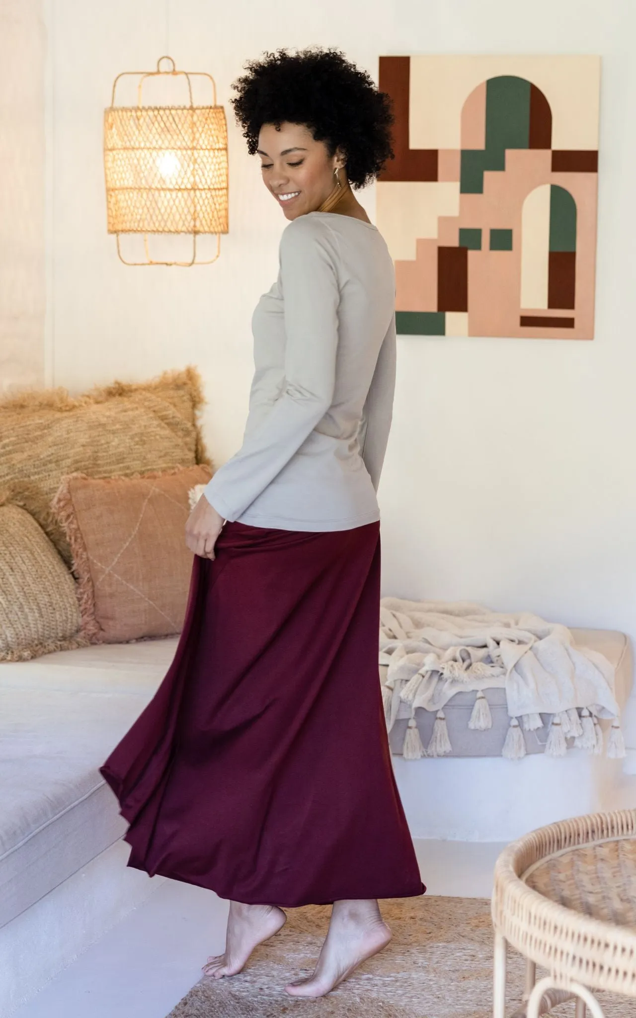 Sonder Skirt - Berry