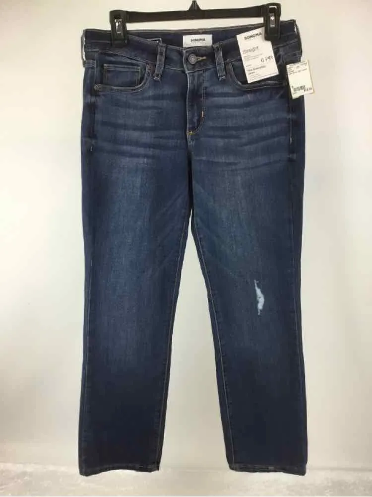 Sonoma Women Size 6 Dark denim NWT Denim Jeans