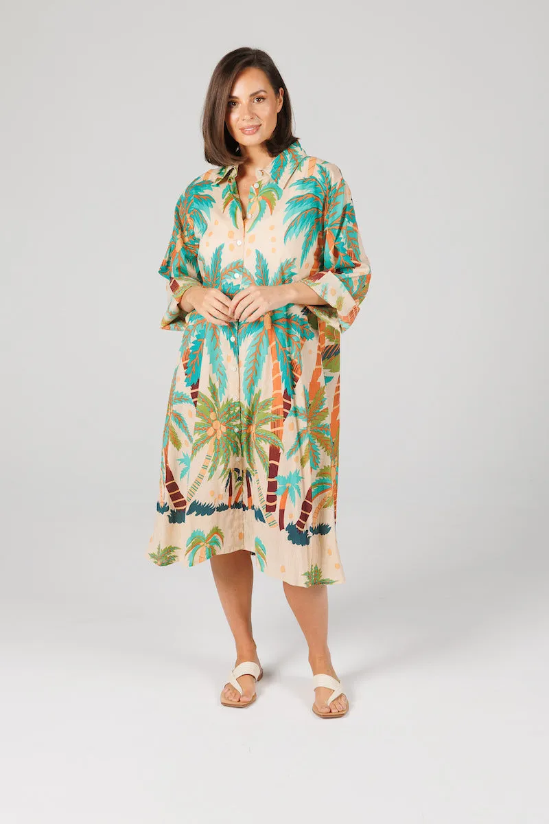 Stella Shirt Dress, Island