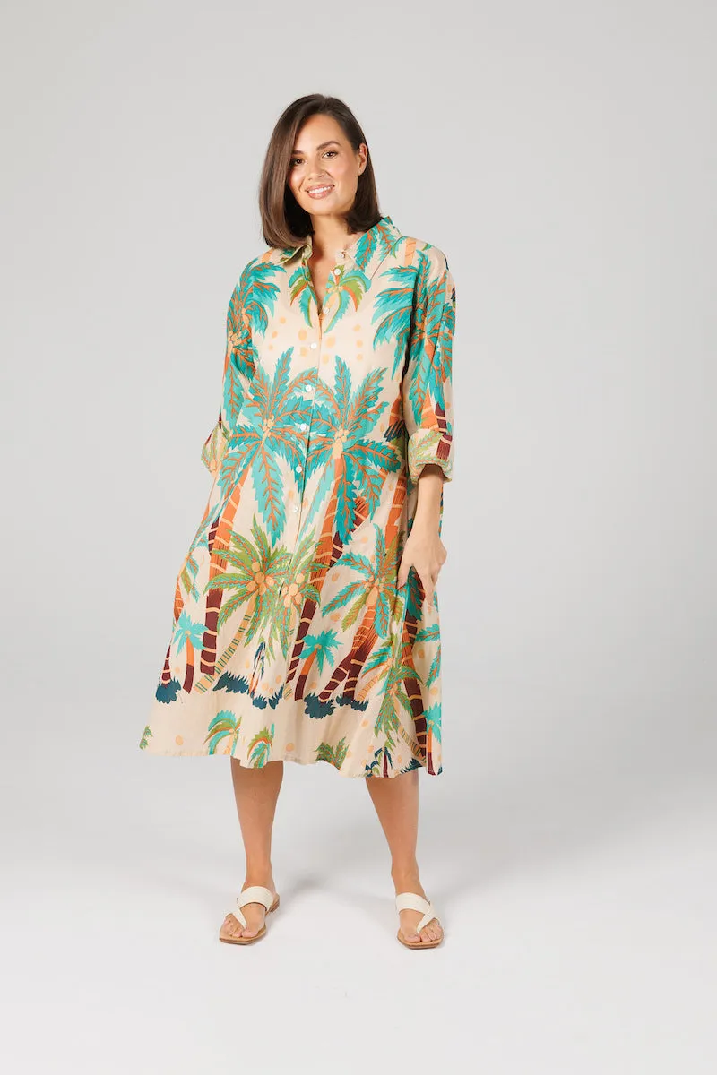 Stella Shirt Dress, Island
