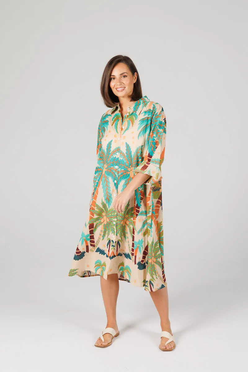 Stella Shirt Dress, Island