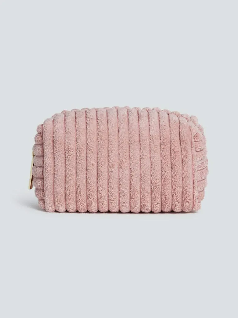 Studiowest Dusty Pink Pleated Pouch