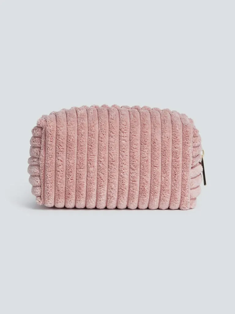 Studiowest Dusty Pink Pleated Pouch