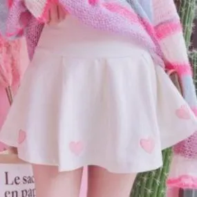 Surrounded by Affection  Skirt Kawaii Academia Y2K Cottagecore Coquette Fairycore Dollette Princesscore Bottoms
