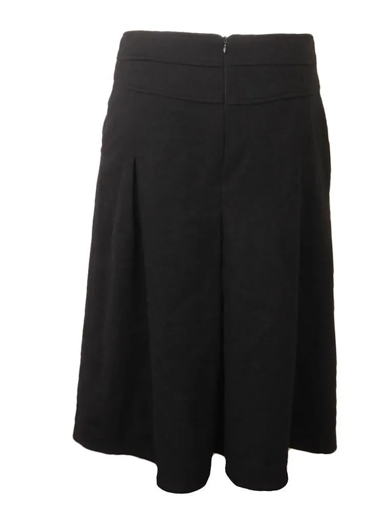 The Cue Wool Pleat Skirt