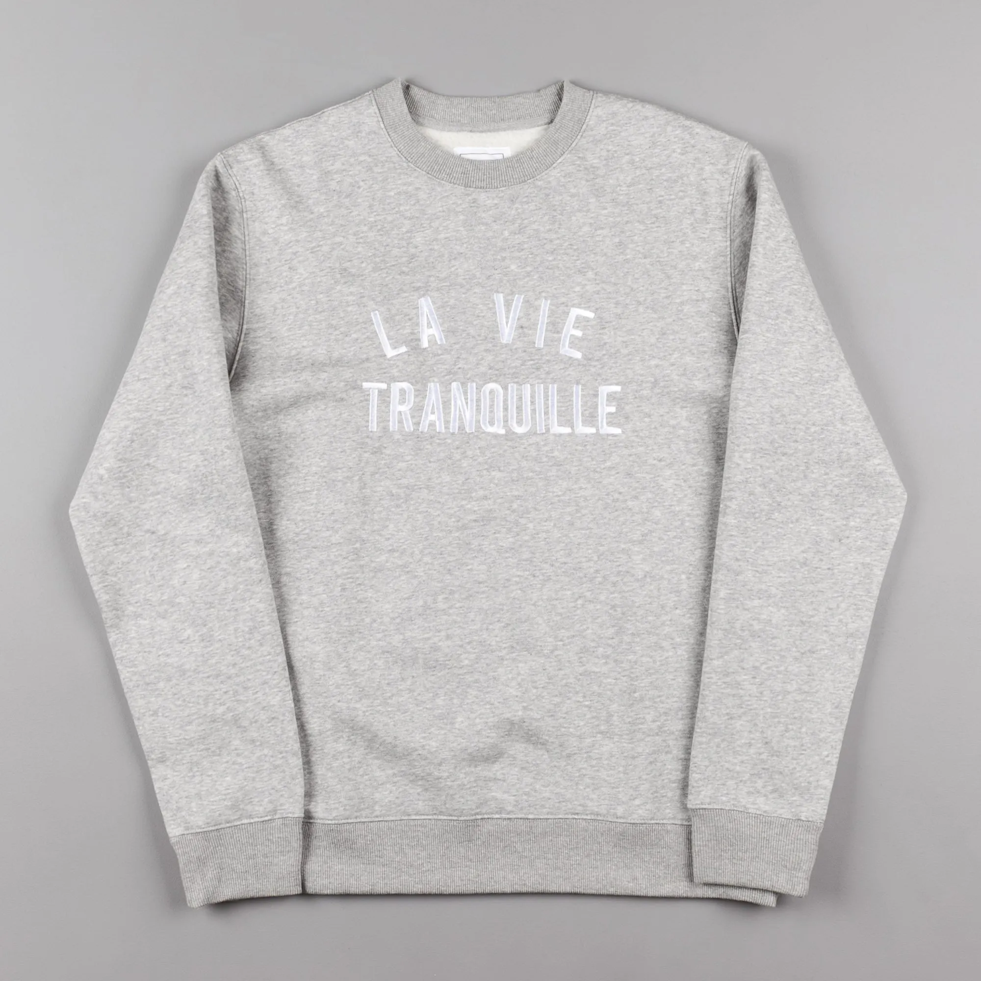 The Quiet Life La Vie Tranquille Crewneck Sweatshirt - Heather Grey
