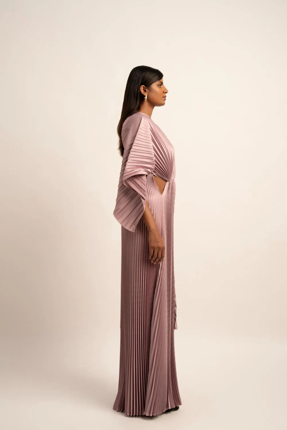 The Sculpted Harmony Pleated Dress