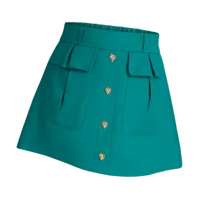 THE STROMBUS SKIRT-JADE