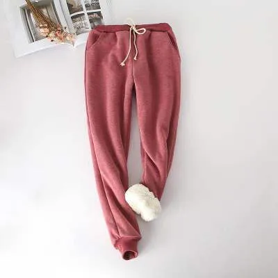 Thicker Elastic Waist Women's Pants