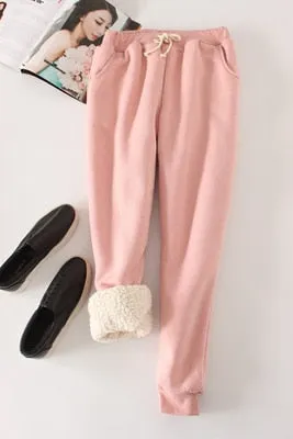 Thicker Elastic Waist Women's Pants